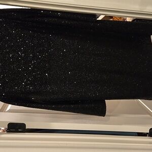 Tahari Black Seguin Mini dress